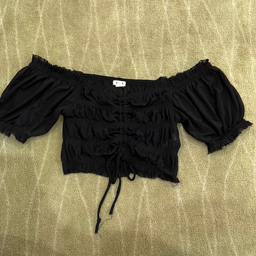 Sheer adjustable front top